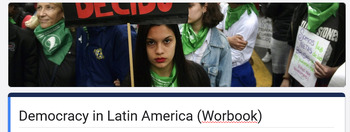 Preview of Global History II - Democracy in Latin America (Workbook)