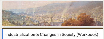 Preview of Global History II - Industrialization & Changes in Society (Workbook)