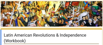 Preview of Global History II - Latin American Nationalism and Independence (Workbook)