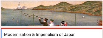 Preview of Global History II - Modernization & Imperialism of Japan (Workbook)