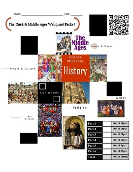 Preview of Global History - Middle Ages Webquest
