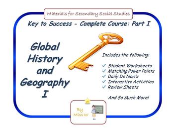 Preview of Global History and Geography I (Whole Course Part I), World History