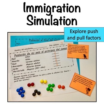 Preview of Global Immigration Simulation - Push and Pull Factors