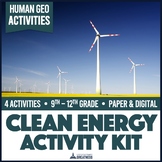Renewable Clean Energy & Fossil Fuel Alternatives Activity