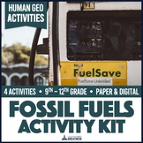 Fossil Fuels and Nonrenewable Energy Activity Kit Print & Digital
