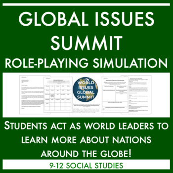 Preview of Global Issues Summit: Role Playing as World Leaders (Current Events/Issues)