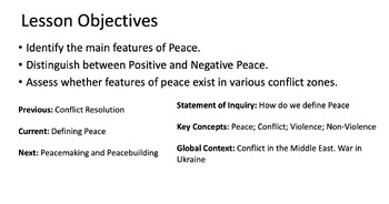 Preview of Global Politics: How do we Define Peace?