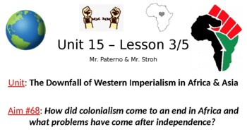 Preview of Global - Powerpoint - Unit 15/20 - Lesson 3/5 - 10th grade