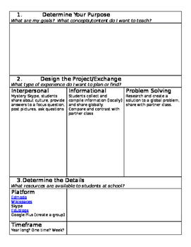 Preview of Global Project Planning Template