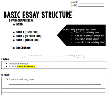 global regents enduring issues essay examples