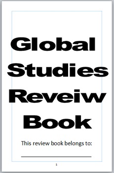 Preview of Global Studies Review Book