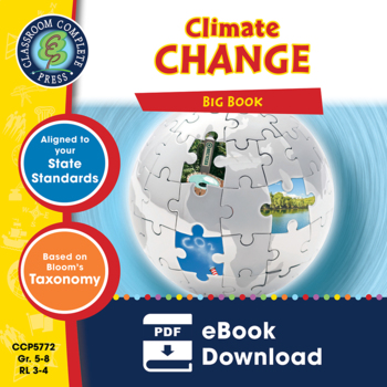 Preview of Climate Change Big Book Gr. 5-8