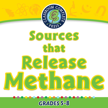 Preview of Global Warming CAUSES: Sources that Release Methane - NOTEBOOK Gr. 5-8
