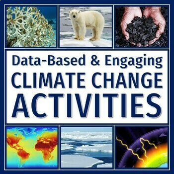 Preview of Global Warming Climate Change Activity Bundle NGSS MS-ESS3-5 ESS3-4