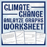 Climate Change Worksheet Global Warming Graphs NGSS MS-ESS