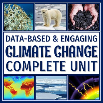 Preview of Global Warming Climate Change Unit Text Activity Quiz Test Lesson Plan Bundle