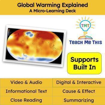 Preview of Global Warming Informational Text Reading Passage and Activities