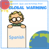 Global Warming Multilingual Series - Quiz and Worksheets Handouts (in Spanish)
