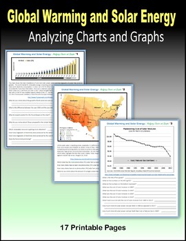 Preview of Global Warming and Solar Energy - Analyzing Charts and Graphs