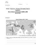 Global - Primary/Secondary Sources - 02/25 - River Valley Civ's - 9th Grade