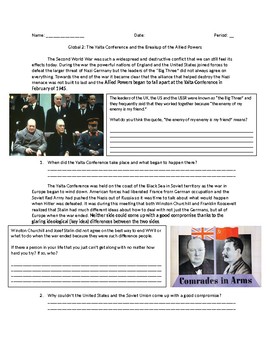 Preview of Global/World History The Yalta Conference