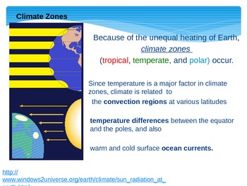Preview of Global and Local Convection PowerPoint! ClimateRegions/Winds/Currents/Land&Sea