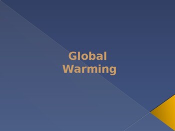 Preview of Global warming - themed PPT