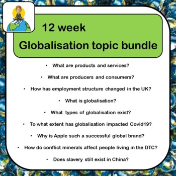 Preview of Globalisation topic bundle