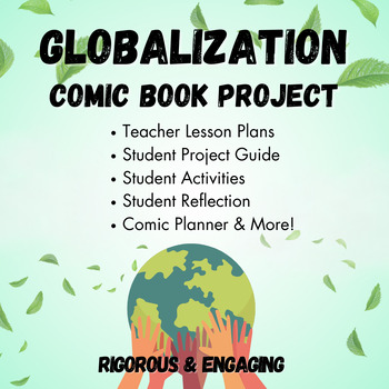 Preview of Globalization Comic Book Project - Grades 6-12