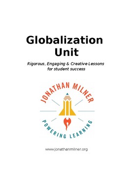 Preview of Globalization Inquiry Based Learning Unit