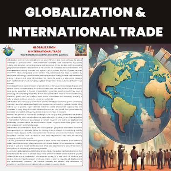 Preview of Globalization and International Trade | Global Trade and Economics