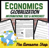 Globalization in Economics Worksheet for Business, Marketi