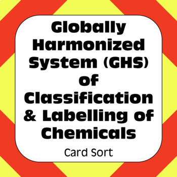 Preview of Globally Harmonized System GHS Classification & Labelling of Chemicals Card Sort