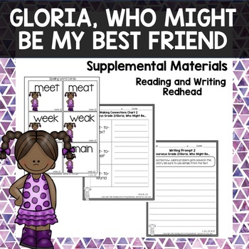 Preview of Gloria, Who Might Be My Best Friend Journeys Second Grade Week 22