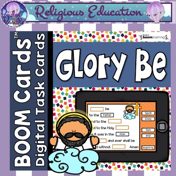 Preview of Glory Be Prayer - BOOM Cards (Digital & Distance Learning)