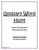 Glossary Vocabulary Hunt - Common Core Text Features 2.RI.