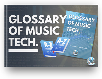Preview of Glossary of Music Technology - FULL eBOOK - Music Technology Vocabulary