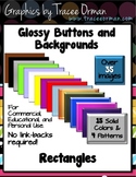 Glossy 3-D Buttons or Backgrounds Clip Art Commercial Use