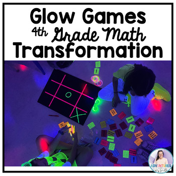 Preview of Glow Day 4th Grade Math Review *A Classroom Transformation*