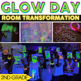 Glow Day Activities or Party with Glow in the Dark Math, R