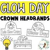 Glow Day Crown Headbands (Hats). Multiple Versions