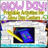 Glow Day Printable Activities