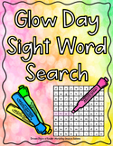 Glow Day Sight Word Search Activity Printable