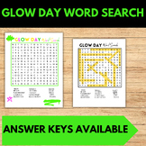 Glow Day Word Search Puzzle for Glow Themed End of Year Party