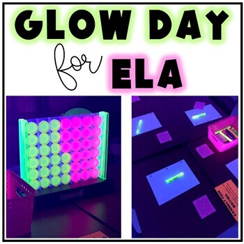 Preview of Glow Day Room Transformation Activities for Reading and Writing