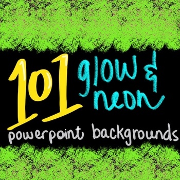 Preview of Glow Games / Neon Powerpoint Background Pack