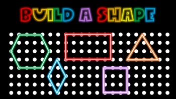 Preview of Glow Geoboard Shapes