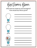 Glow, Glow, Grow Reflection Page