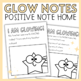 Glow Note Positive Note Home from Teacher