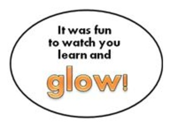 Preview of Glow Stick Gift Tags